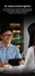 Hight Quality Oem  Smart AI Glasses with 8MP HD Camera Video Recording WIFI Transmission Real-time Translation Smart Wearable
