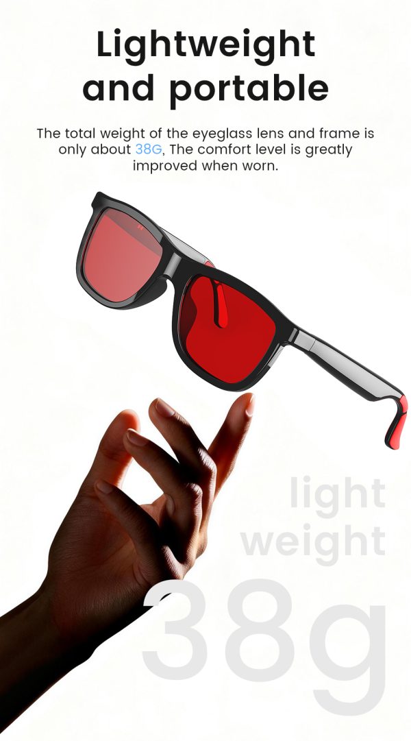 2026 Factory Newest Hight Quality UV protection Smart Glasses Touch Changing Colors Smart Wearable Music BT Calls Outdoor/indoor