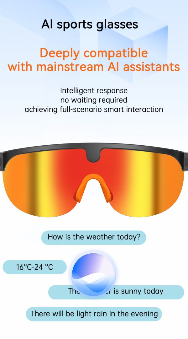 Factory Oem Price AIMB G5 Smart Glasses for Men 2 in 1 Magnetic Lens Travel Sunglasses BT Call Voice Assistant UV Outdoor G5