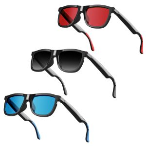 New Fashion Electronic Smart Touch Sensitive Controlled Dimming Color Changing Glasses for Music Calls Wireless Audio Headphones