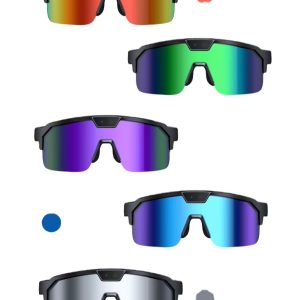 Q01 Outdoor  Sport Cycling Smart Video Glasses Sunglasses UV Protection WiFi Transmission 1080P Video Cycling Smart Glasses