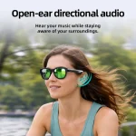 F09 NEW AI Translate Wireless Call FM Smart Glasses Men Women Music Player TWS Eyeglasses UV Protection Sunglasses Waterproof