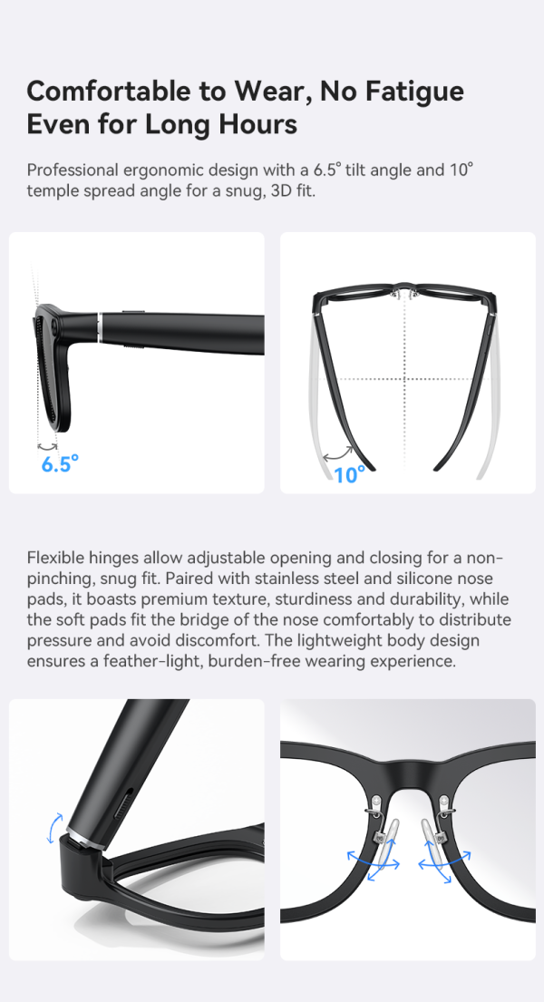 X01 Smart Glasses with Camera 8MP Wifi Voice Photography Object Video Recording ChatGPT Smart Sunglasses Al Smart Eyewear ultra