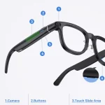 X01 Smart Glasses with Camera 8MP Wifi Voice Photography Object Video Recording ChatGPT Smart Sunglasses Al Smart Eyewear ultra